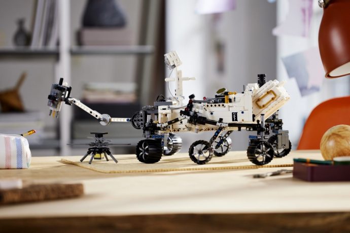 LEGO and NASA collaborated to design this stunningly realistic and functional Perseverance Mars Rover replica