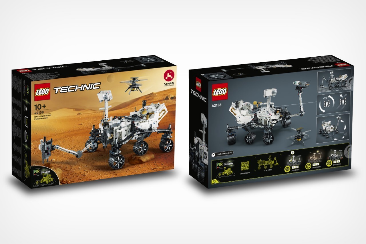 LEGO and NASA collaborated to design this stunningly realistic and functional Perseverance Mars Rover replica