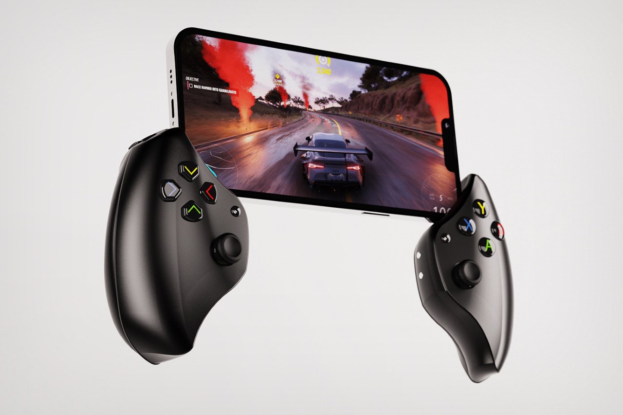 #Level Up Your Mobile Gaming with this Snap-On Ergonomic Game Controller Concept!