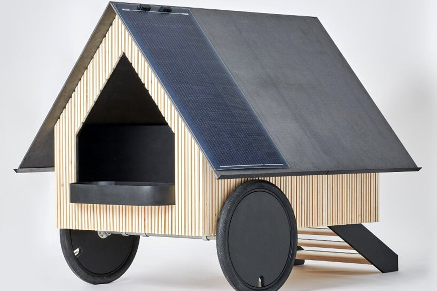 #Wooden hut on wheels is the ultimate dog house to help doggos live a nomadic life on the go