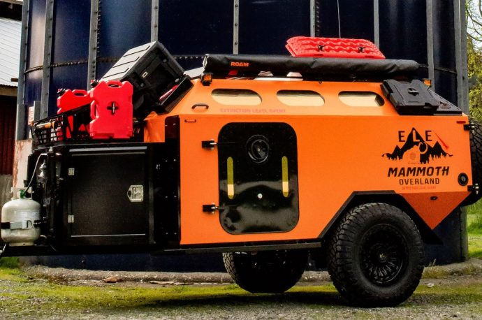 The ultimate towable survival bunker, ELE, comes ready to protect you from bear and zombie attack