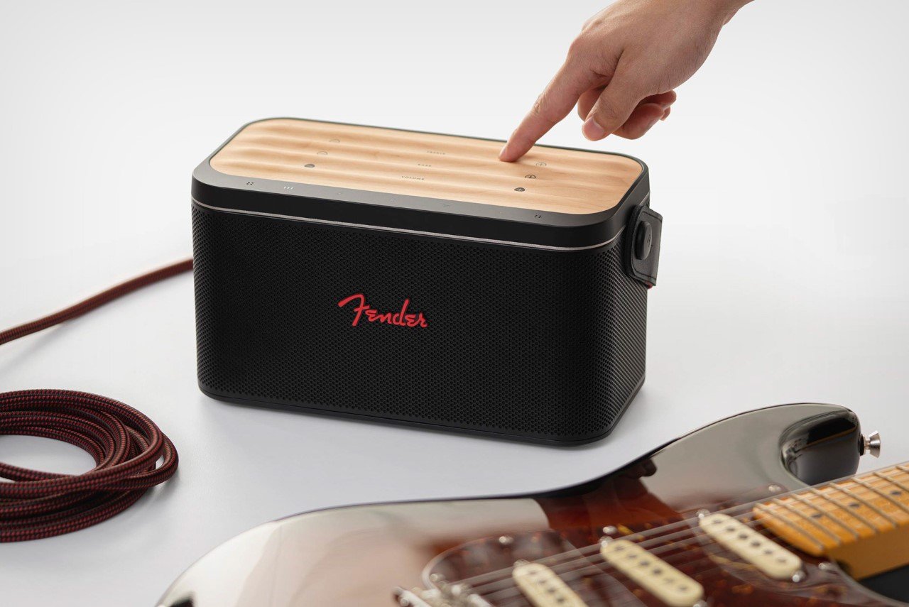 #Fender Unveils A Hybrid Bluetooth Speaker + Portable Amp That Lets You Jam To Your Favorite Tunes