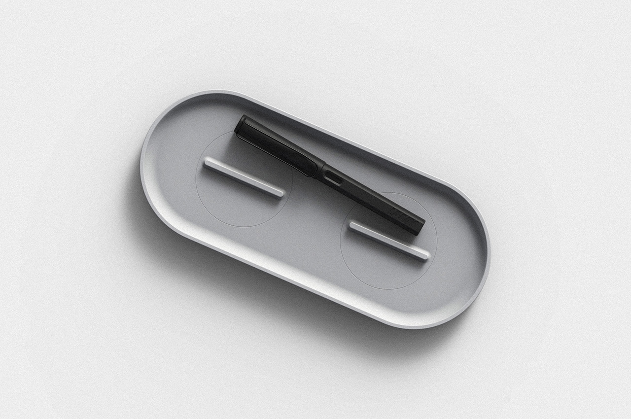 #Minimal pen tray with adjustable knobs let’s you organize your stationery perfectly