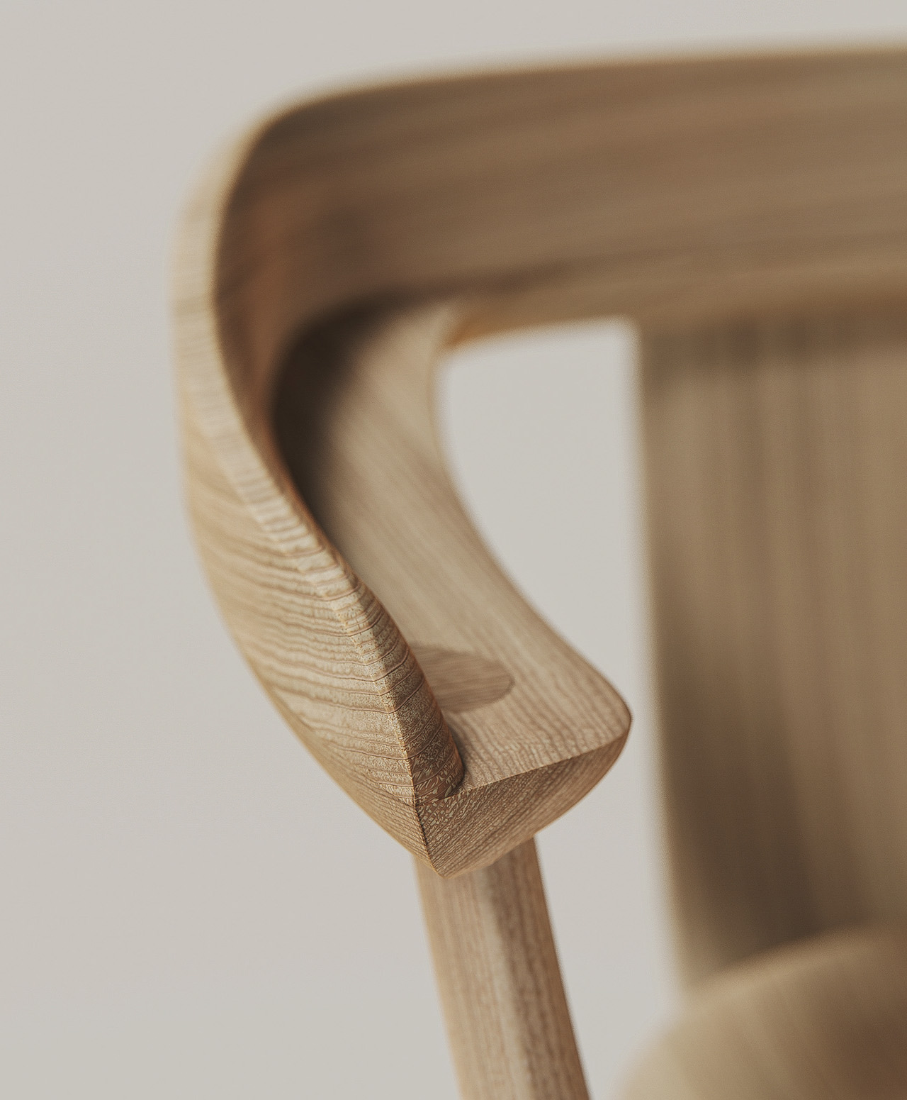 This wooden + minimal chair is the perfect culmination of form + functionality