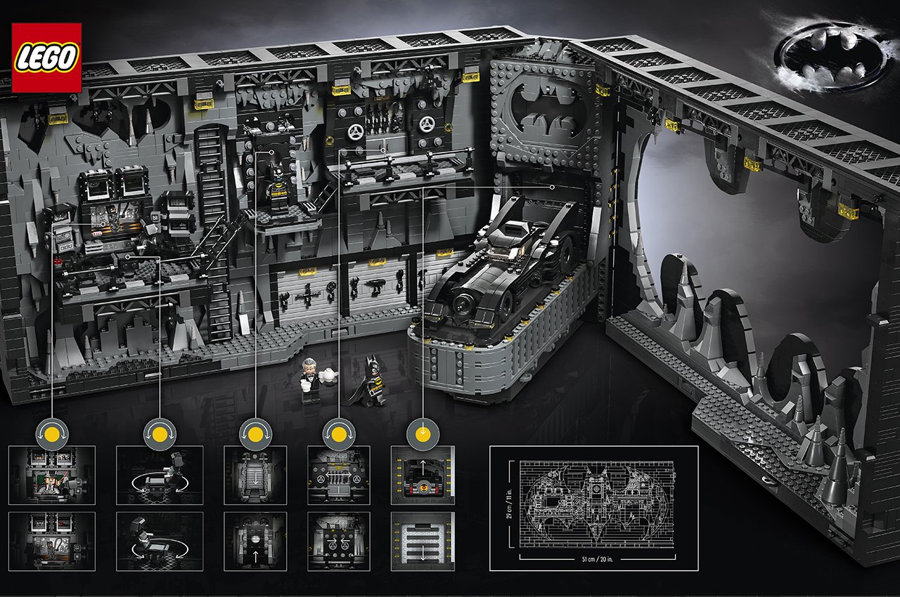 Massive 3,981-piece LEGO Batcave Shadow Box draws inspiration from upcoming Batman movie