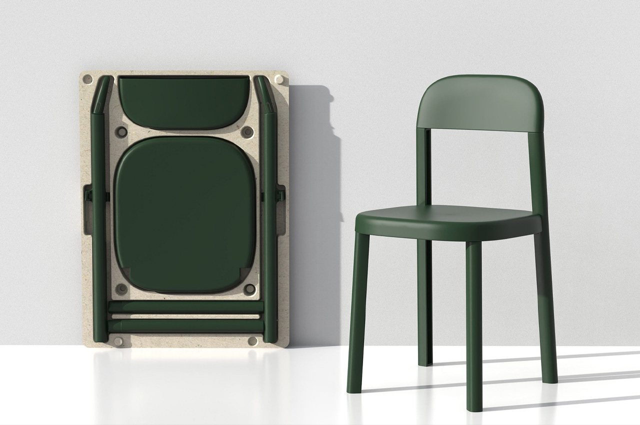 #Colorful flat-packed chairs aim to achieve full sustainability – from material choices to supply chain