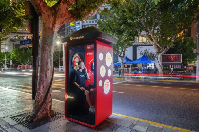 Re-imagined phone booth to bring modern, digital services