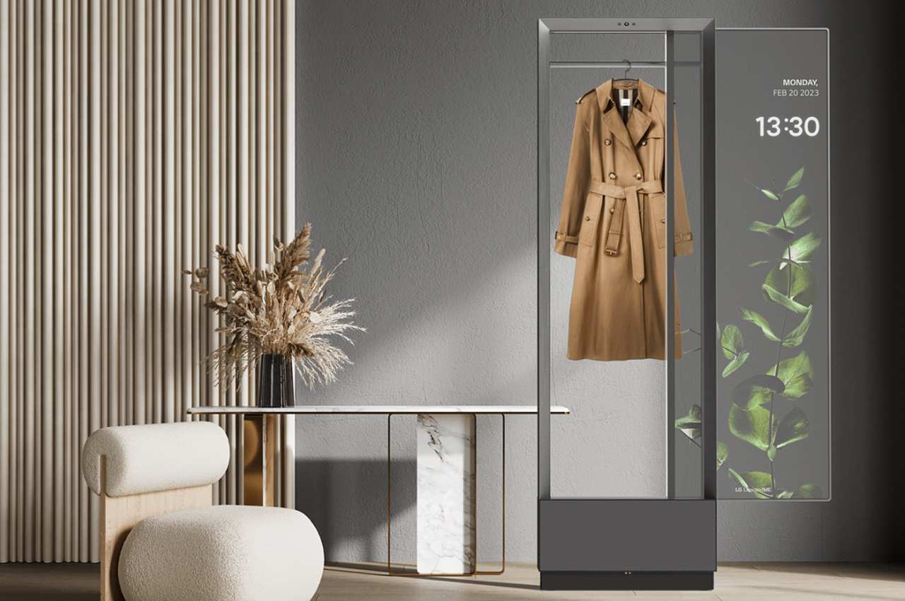 #LG’s new styling hanger shows off your OOTD with the best angles and a perfectly curated frame