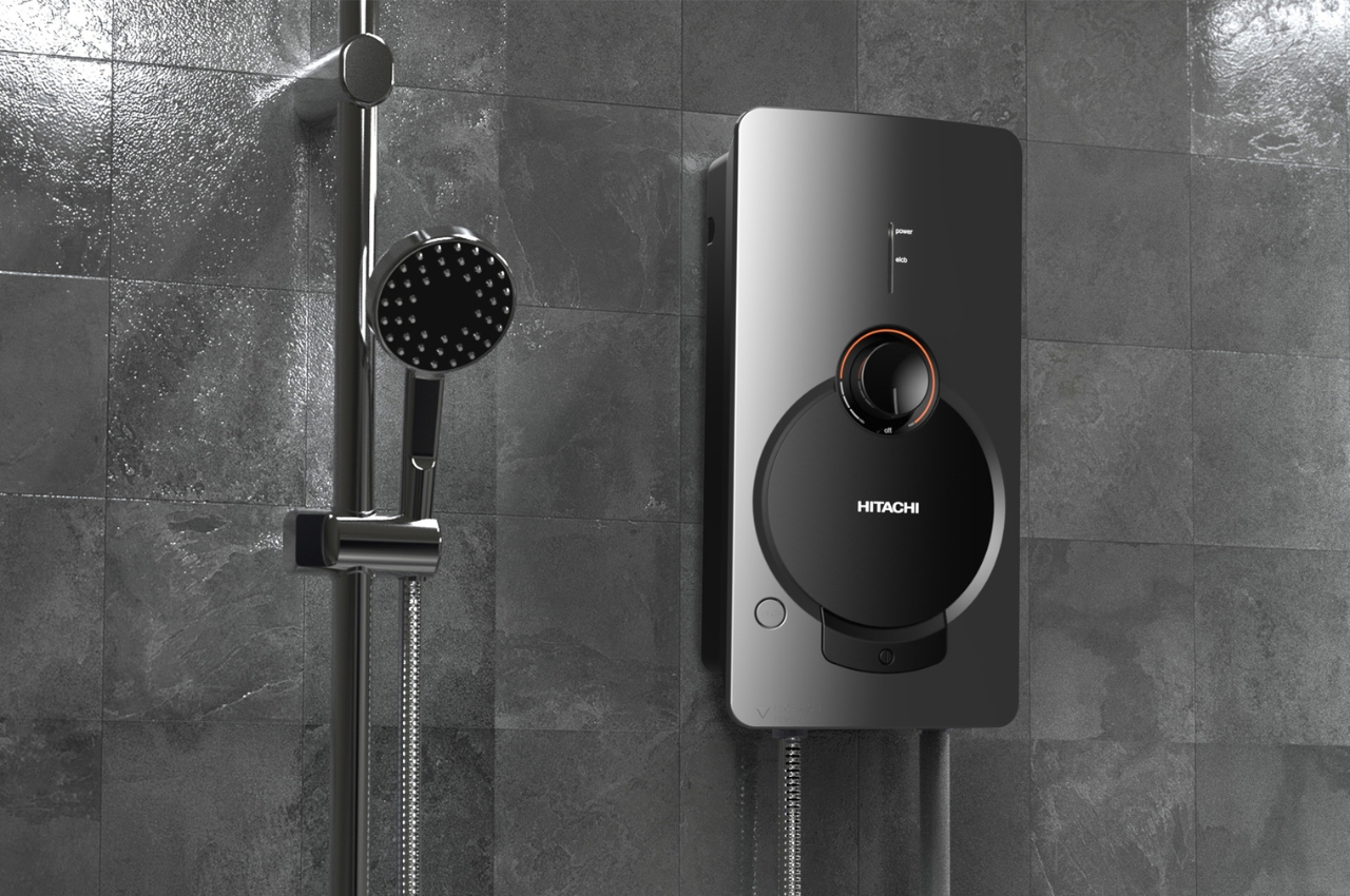 #Sleek Hitachi-inspired shower heater concept simplifies the process of getting hot water