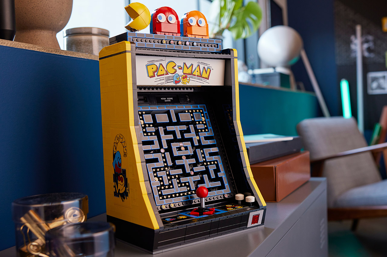 The detailed LEGO Pac-Man Arcade Set is testament to the enduring impact of gameplay nostalgia