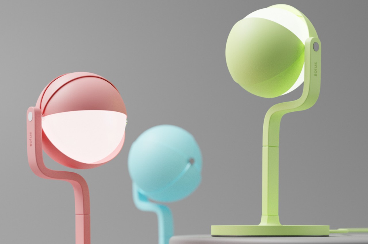 #This eerie table lamp looks like an eyeball but can easily adapt to your lighting needs