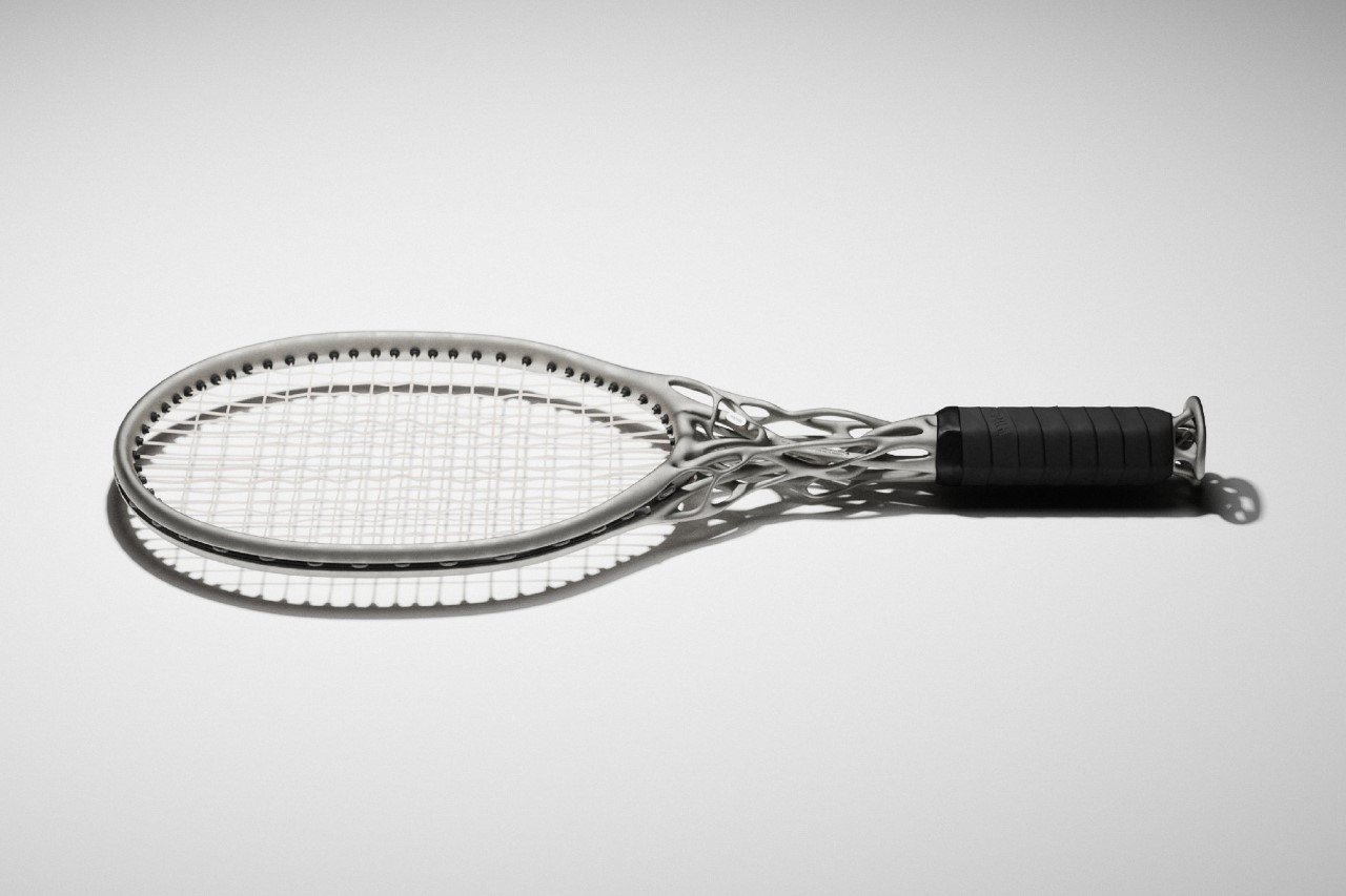 AI-generated Hìtëkw Tennis Racquet – YD x KeyShot Inspiration Hub Design of the Month #2