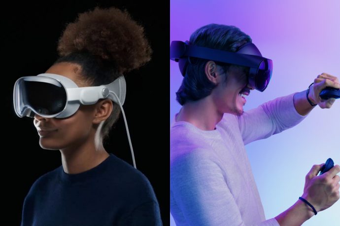 Apple Vision Pro vs. Meta Quest Pro: The Design Perspective