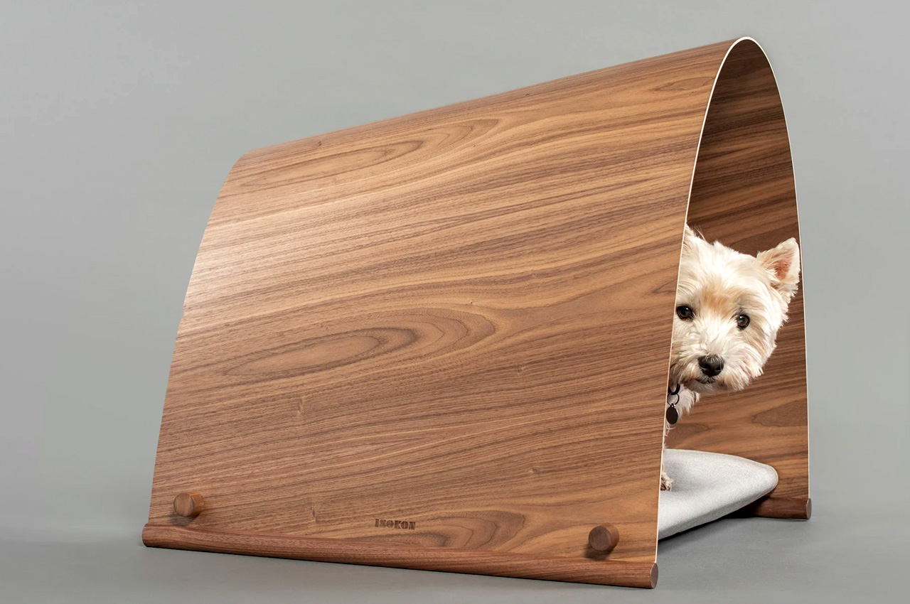 #This flat-pack dog kennel is the comfortable + cozy home your doggo needs