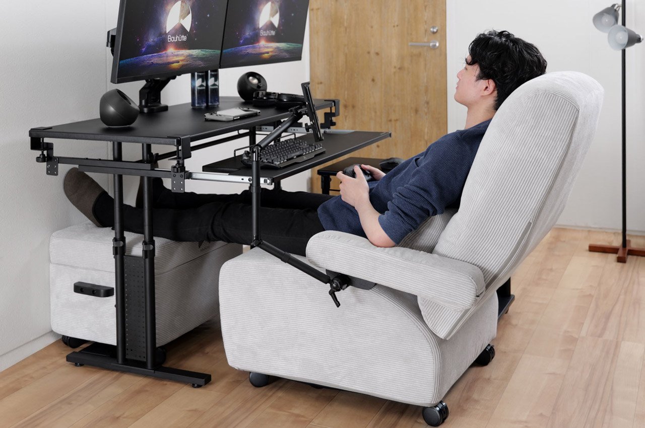 Bauhutte's gaming sofa is the apex of comfort, ergonomics and flexibility  for the ultimate La-Z-Boy setup - Yanko Design