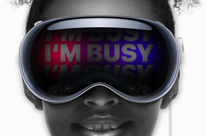 Mode Indicator for Apple Vision Pro beams visual cues of user’s current state of activity