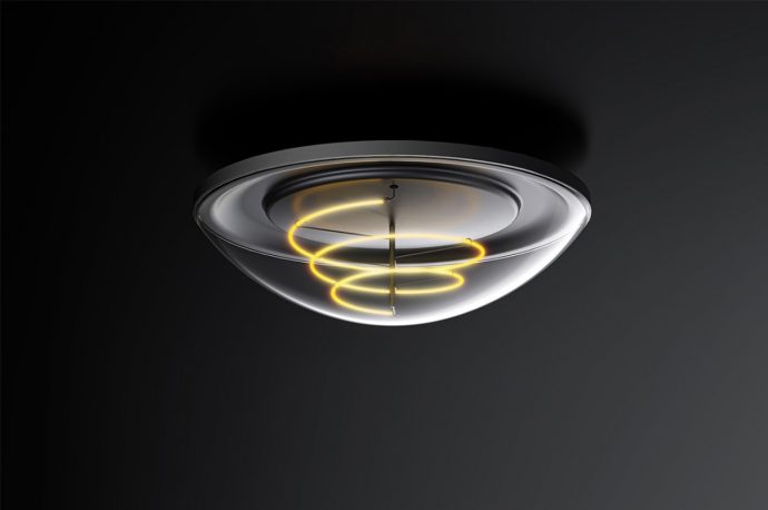 Modern Ceiling Lights Dancing Like Ribbons To Match Modern Spaces