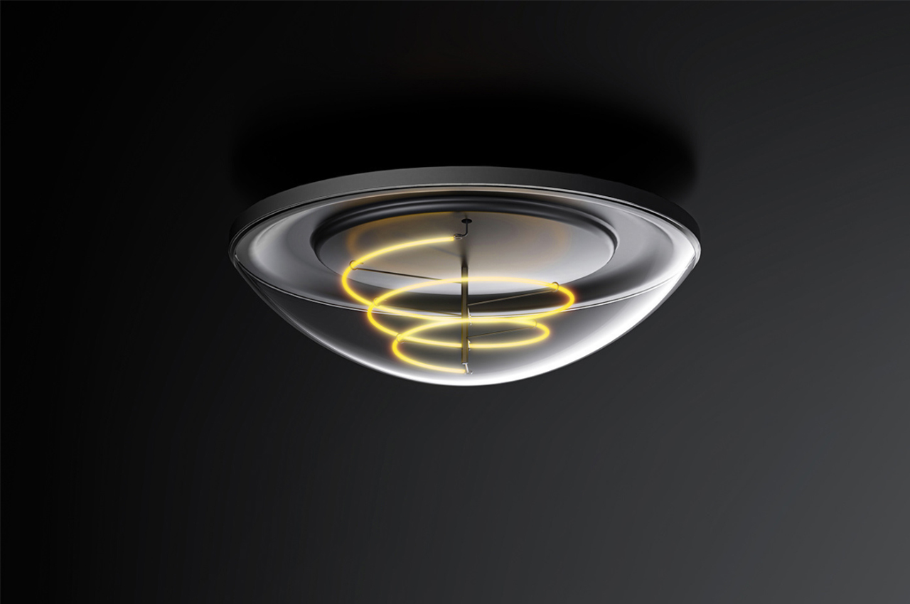 #Modern Ceiling Lights Dancing Like Ribbons To Match Modern Spaces