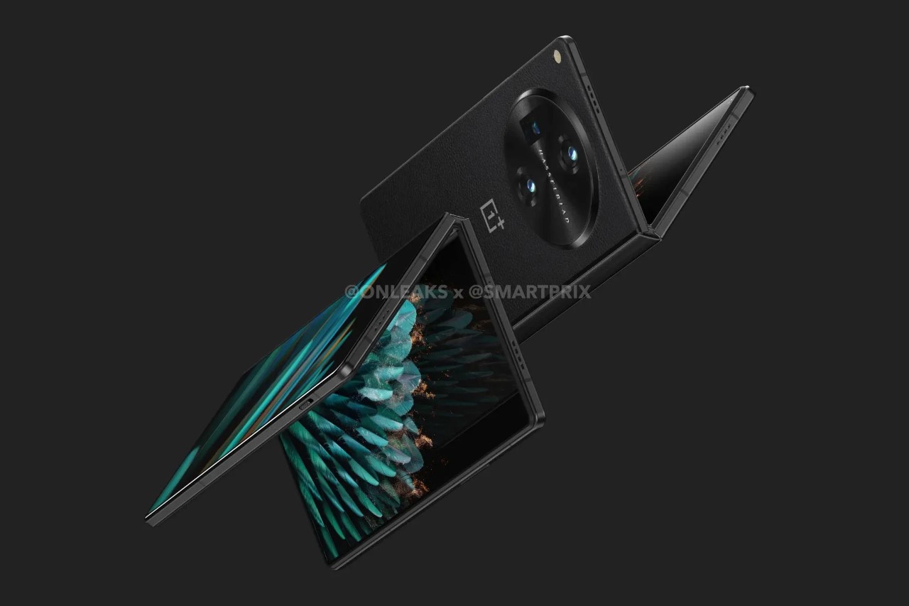#OnePlus V Fold leaked renders show a large foldable phone with a Hasselblad camera system