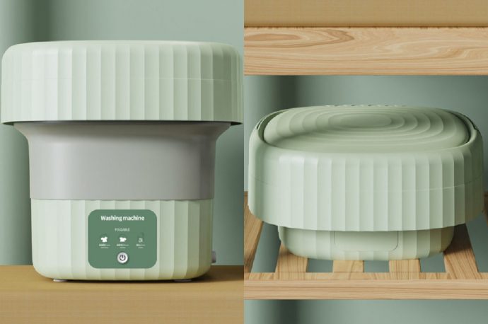 Portable washing machine can fit in your suitcase and let you do laundry anywhere