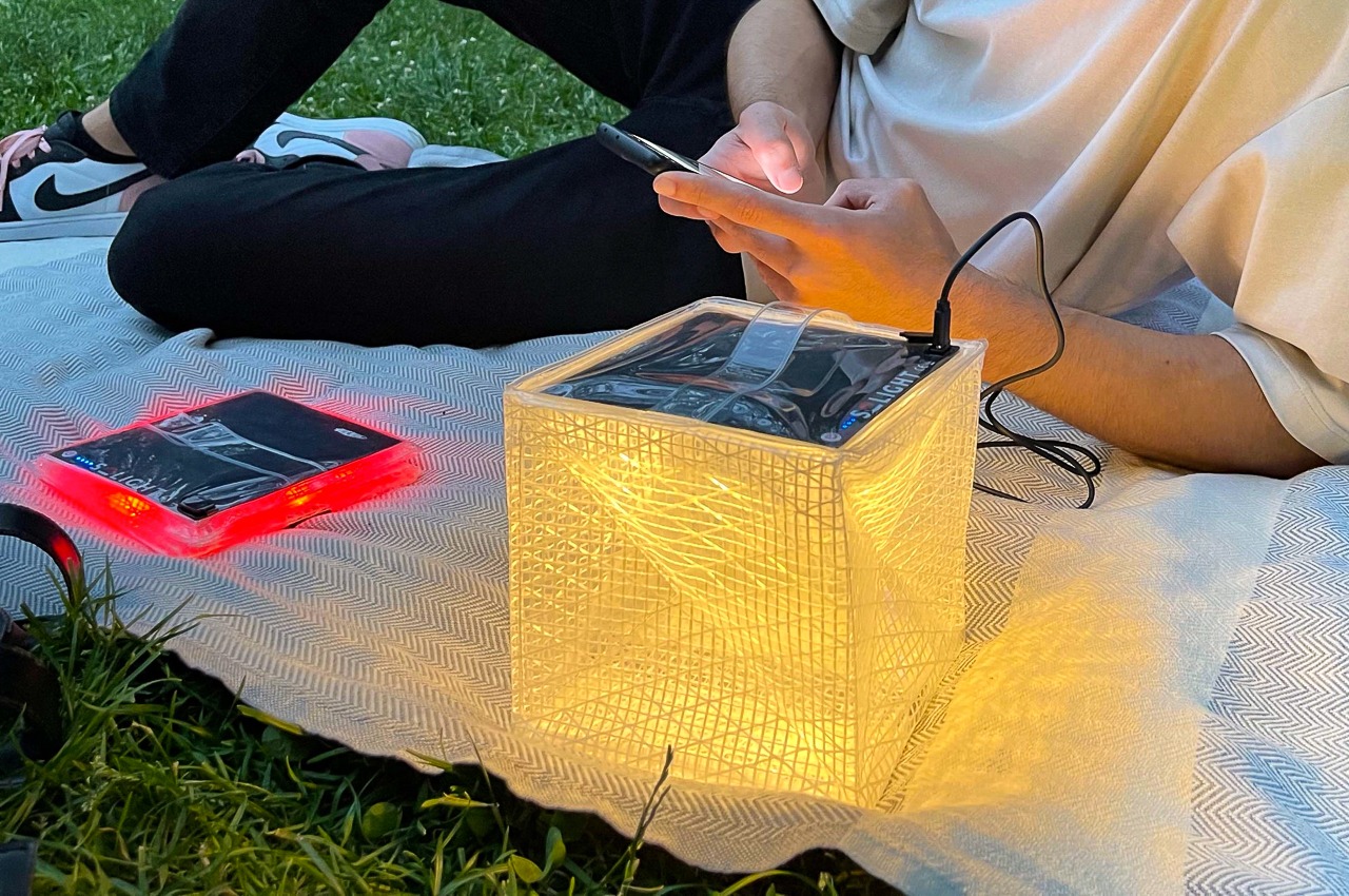 #Meet MEGAPUFF: A Versatile Solar-Powered Light That Charges Your Phone and Folds Flat for Travel