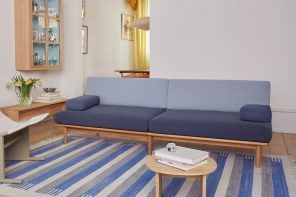 This minimalist sofa is easy to repair, so you can pass it on as an heirloom