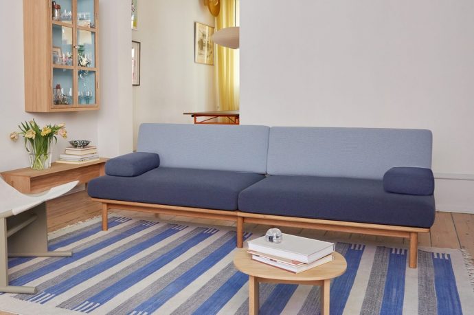 This minimalist sofa is easy to repair, so you can pass it on as an heirloom