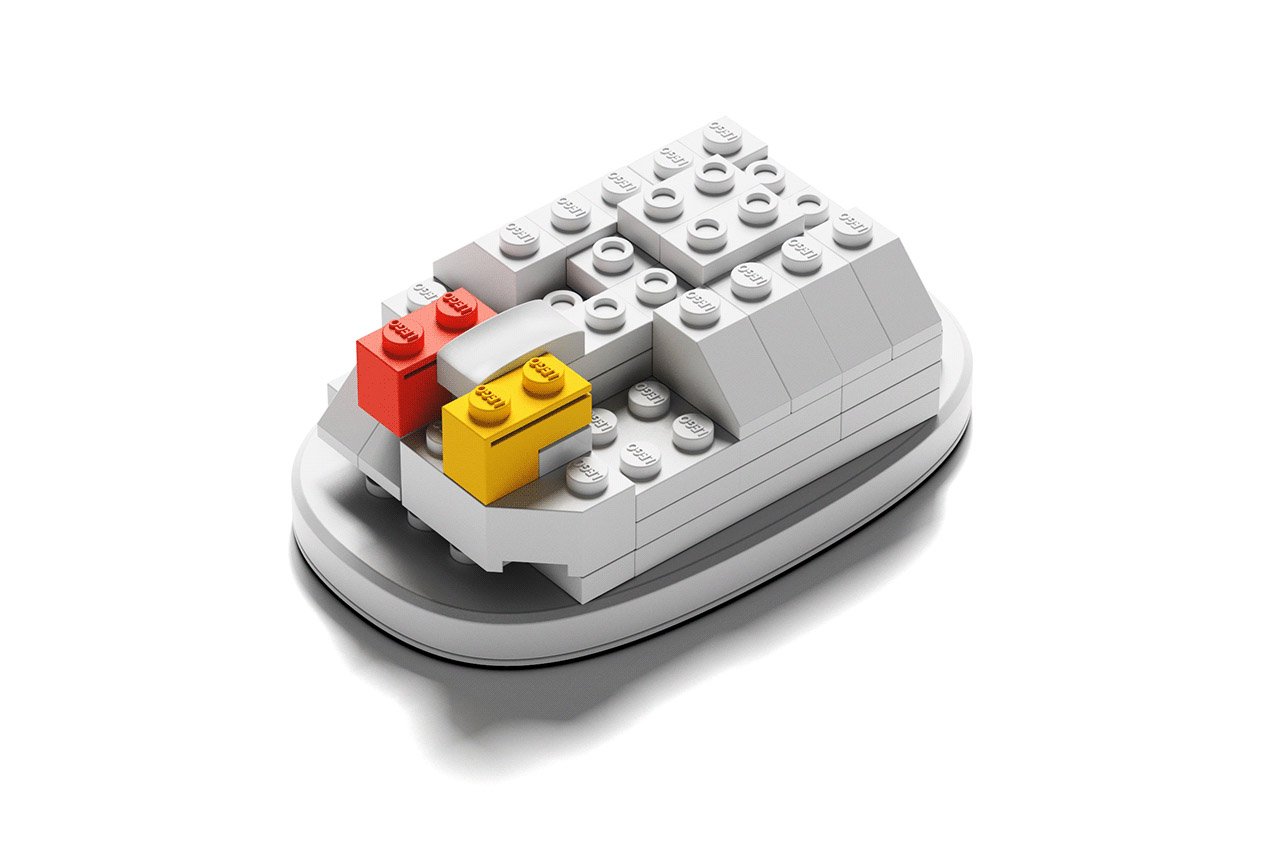 #This ultra-customizable LEGO mouse transforms into any preferred shape and button placement configuration