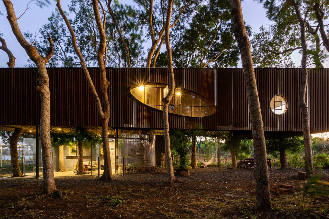 #Tree house-inspired home in Vietnam is built using recycled and local scrap materials