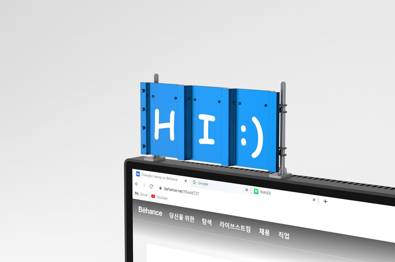 #Upload a status in real life with the new comical work fence for your desk setup