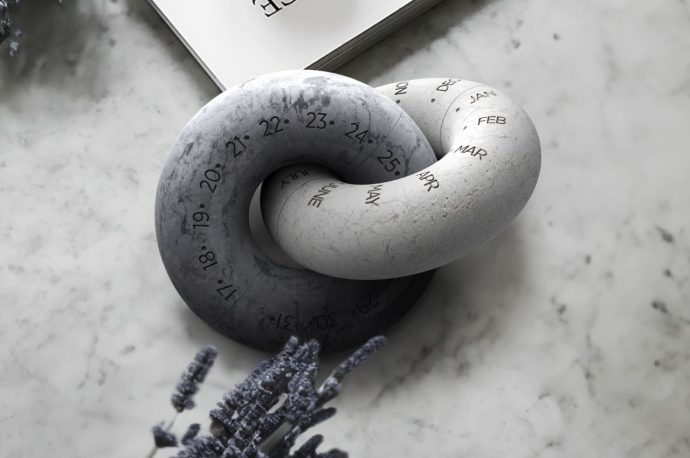 An Intricate Geometric Stone Calendar That Makes You Value Your Time and Memories