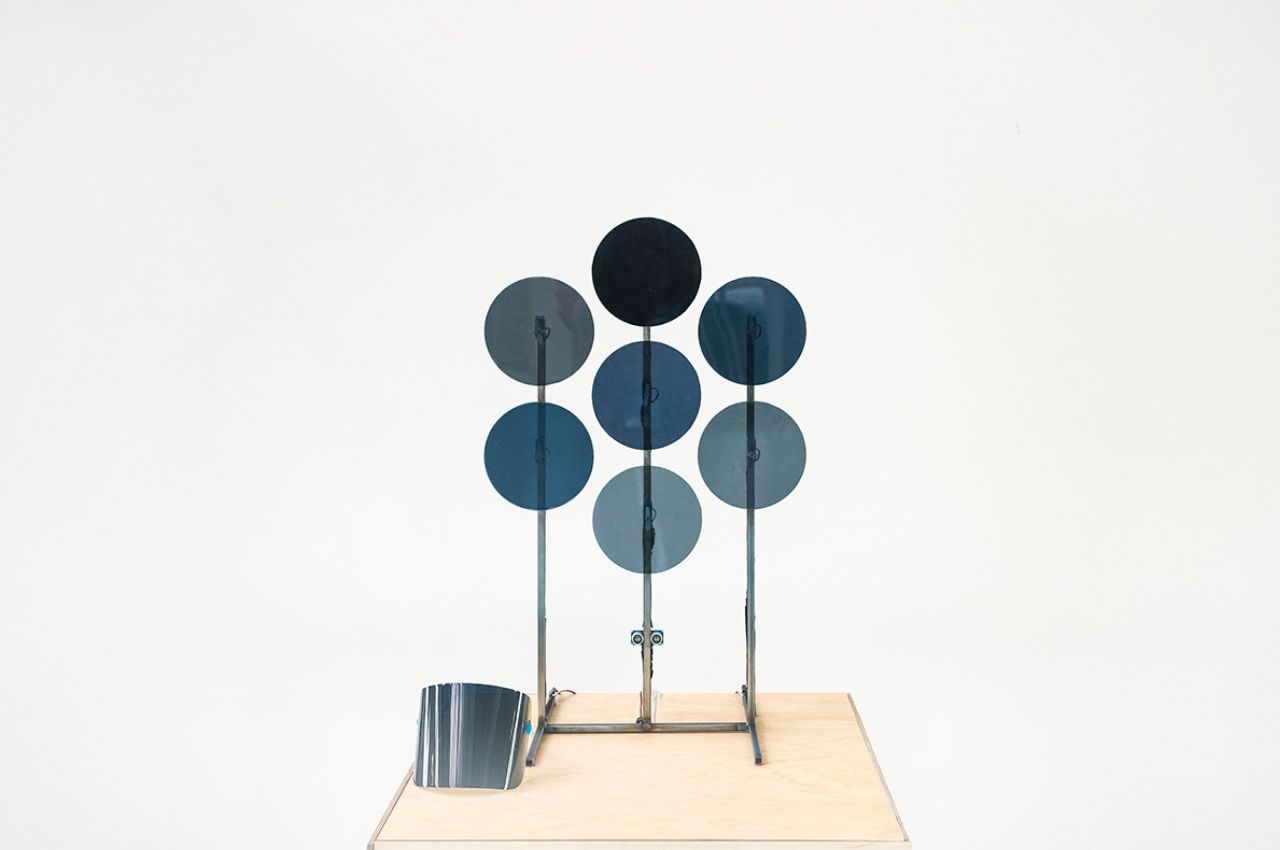 #This Kinetic Sculpture Provides an Elegant Metaphorical Reflection on Environmental Impact through Dots