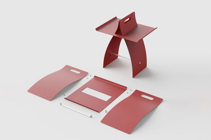 Add a Dose of Spirituality to Your Bedside for a Good Night’s Sleep with a Flat-Packed Modular Sidetable