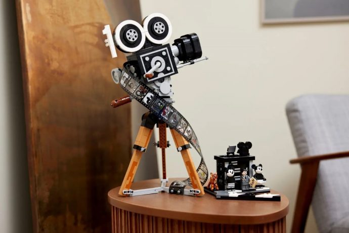 LEGO Celebrates Disney’s 100-Year Anniversary With Iconic Vintage Film Camera Replica