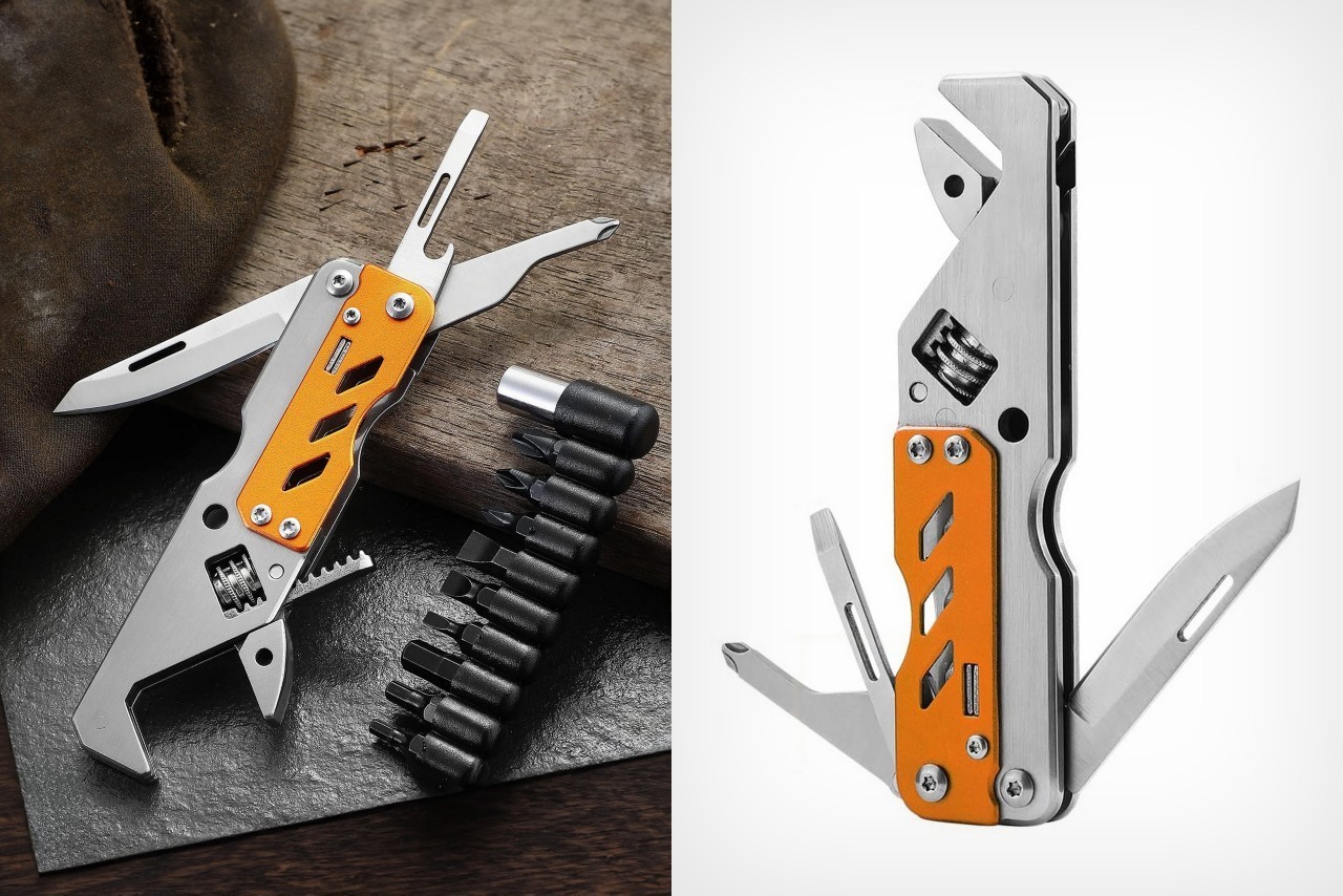 #Incredibly Handy 6-in-1 Multitool Has A Built-In Adjustable Wrench And Fits In Your Pocket