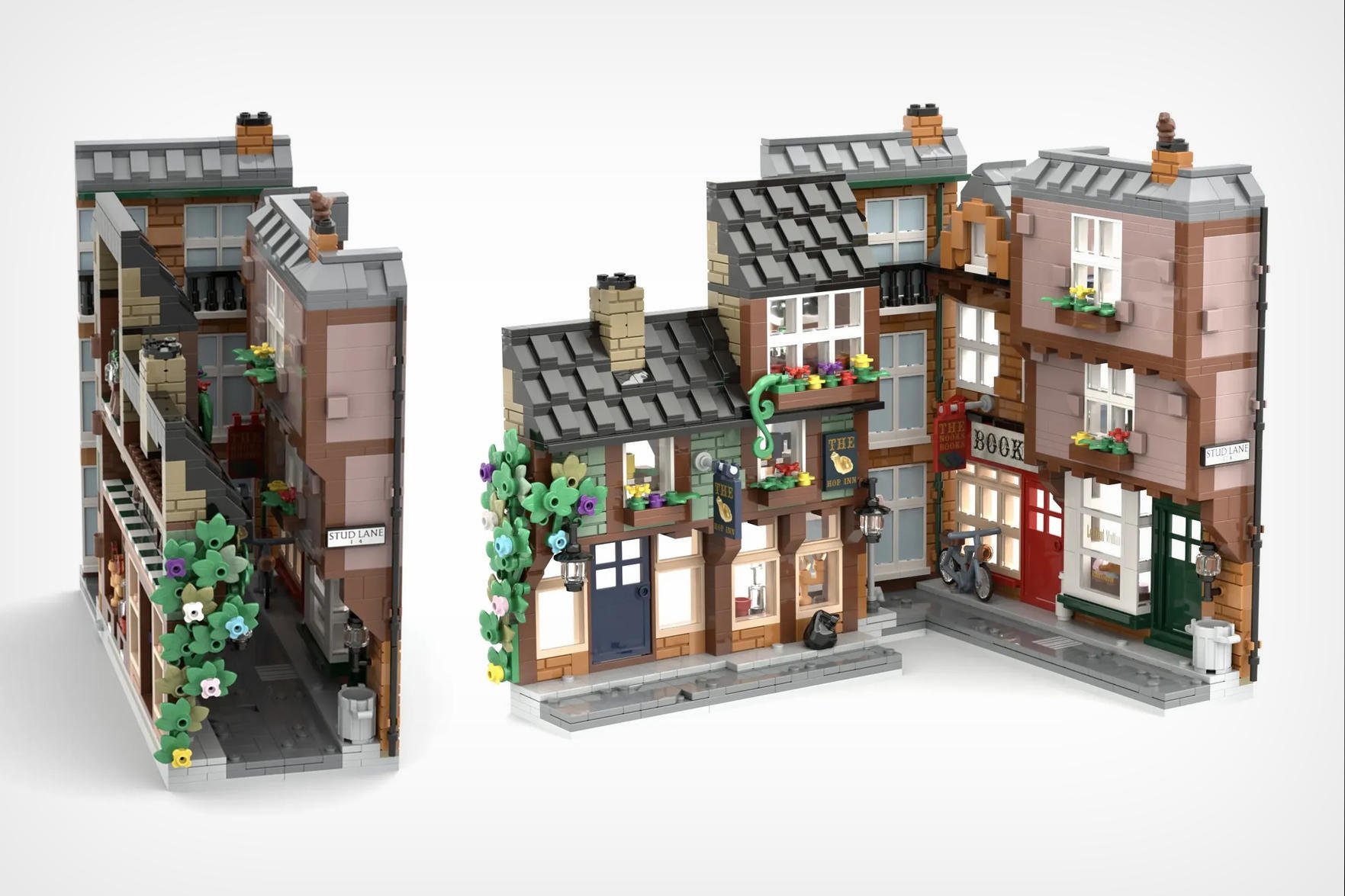 #Build Your Own LEGO Book Nook That Opens Up Into This Gorgeous Diorama