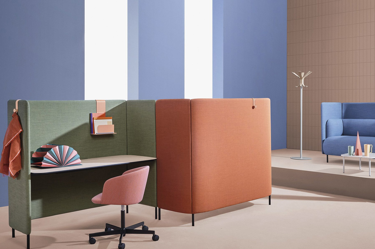#Buddyhub Desk is the perfect private sound-absorbing cocoon for long hours of focused work