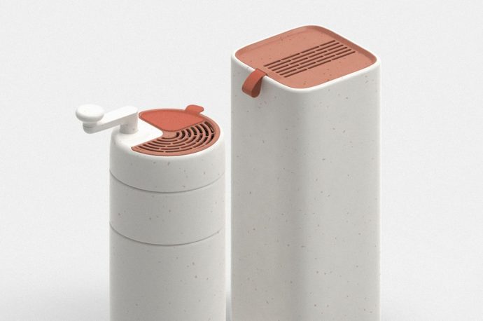 Compost Your Office Waste Effortlessly and Odourlessly with this Compost Sleek Bin
