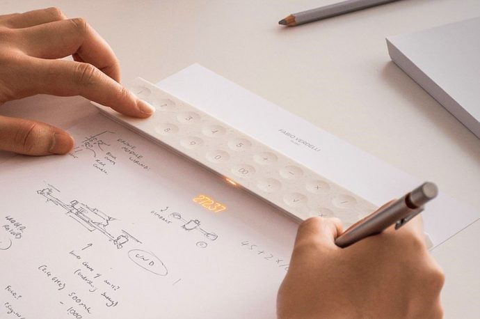 The Classic Calculator moves to the next century with a projecting display
