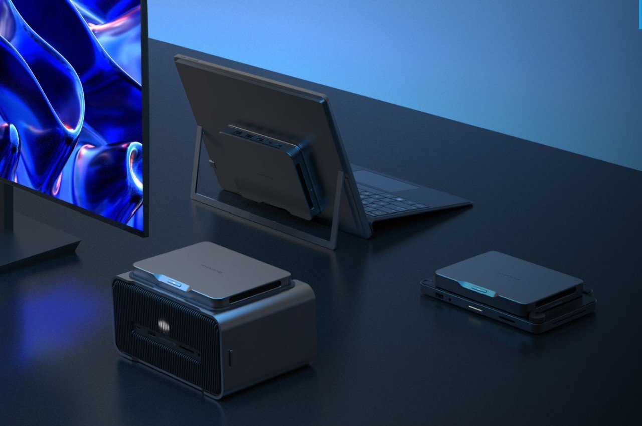 How this multifunctional mini PC can be a laptop, a desktop, or a