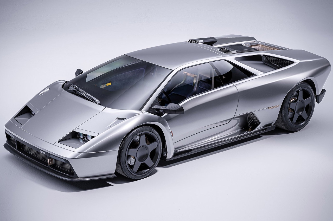 #Eccentrica’s Restomod Lamborghini Diablo is modernized supercar retaining the original’s silhouette