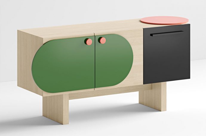 Store Away All Your Mess Very Attractively With this Funky Storage Unit