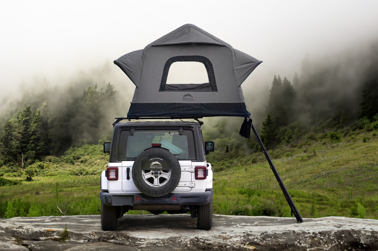 #This Super Spacious Rooftop Tent For Your Off-Roader Assembles With The Push of a Button