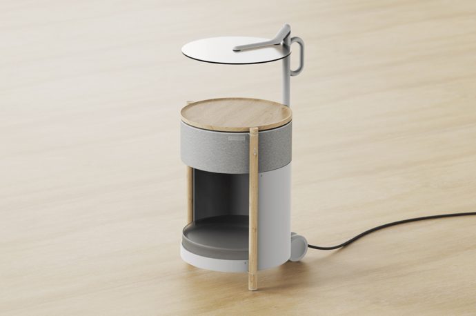A multi-functional table that works as a light, speaker and more is designed for the Generation MZ
