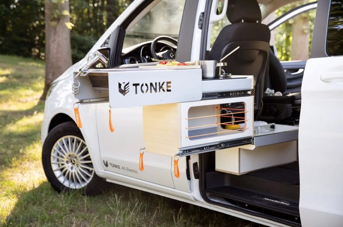 This Electric Mercedes-Benz EQV based camper van gives digital nomads one more reason to hit the roads