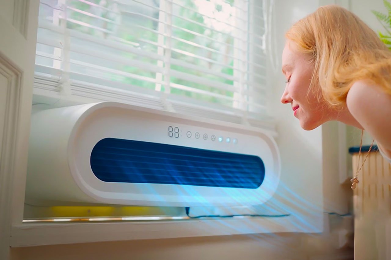 #This ultimate space-saving air conditioner comes with zero-assembly installation and easily fits in your window