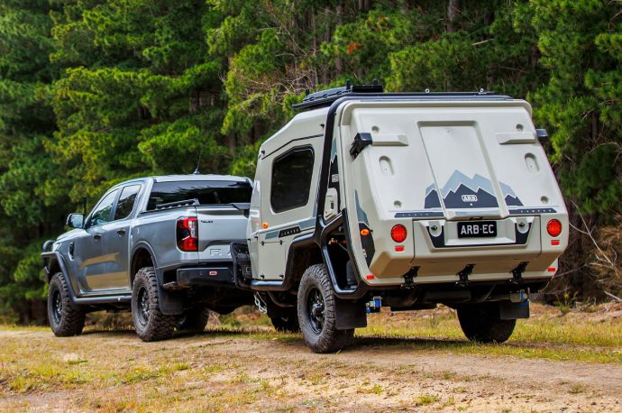 An off-grid camper built within a single piece exoskeletal shell + more automotives for your camping adventures