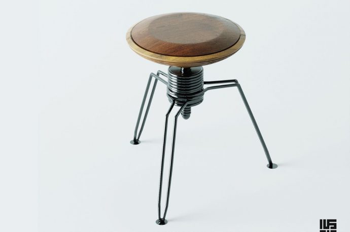 A Spinning top inspired this stool, helping this vernacular furniture reach Global heights