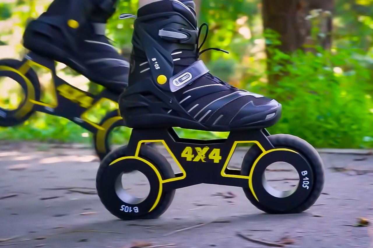 #World’s first hubless handmade rollerblade skates are rugged enough to go off-road too