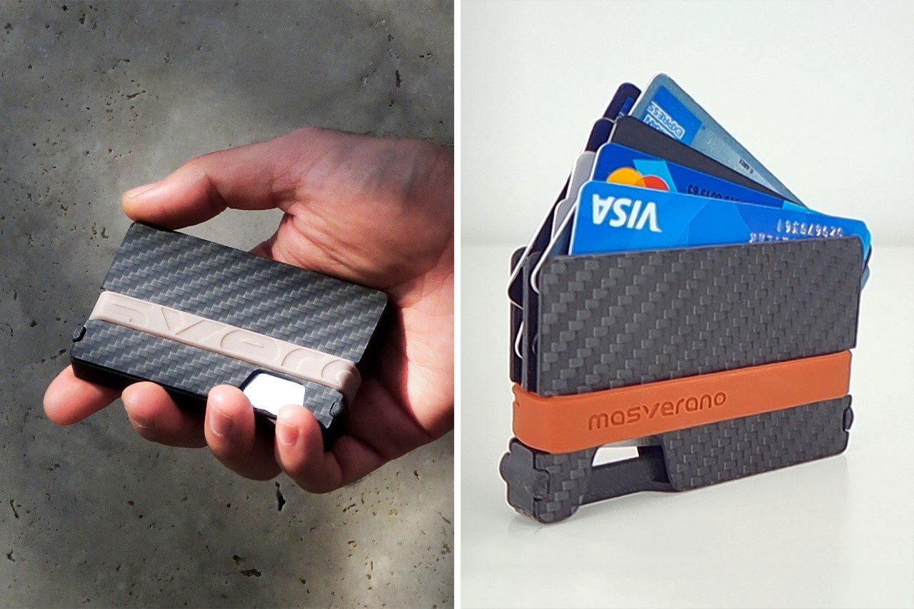 #This Sleek, Hyper-Durable Carbon Fiber Wallet Will Make You Ditch That Terribly Old Leather Bi-Fold